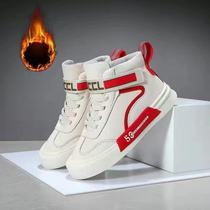 Children Sneakers 2021 Spring Autumn New Boys Board Shoes Girls Low Help Magic Sticker Big Boy High Gang Sneakers