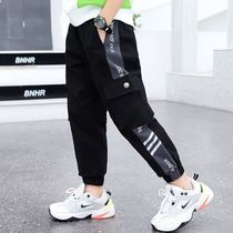 Boy pants childrens work pants 2021 new wave spring autumn style casual long pants CUHK boy boy sports pants