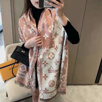 Autumn Winter in Europe and America Korean version of female cloak Thickened Warm Wool Cashmere 100 Hitch Ride Tide Tourist Office Scarves Shawl