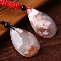 Necklace rope pendant female Poly Foo Treasure natural cherry blossom Manau fine and high ice seed safe button hand-neck adornment
