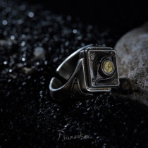 fluxeeker | boundless TRIPLEX pure silver timeless eye ring can turn