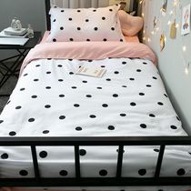 Bed spring four-piece set fairy spring and autumn small fresh princess style cute quilt cover European style one meter eight bed