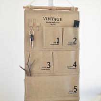 Bathroom waterproof classroom hanging bag Bed wall toilet paper towel rental house storage homework book storage bag