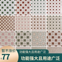 Hong Kong-style retro ceramic mosaic kitchen ice room tea restaurant ceramic tile net red milk tea shop old-fashioned decorative wall and floor tiles