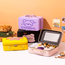 Suitcase washes Net red cosmetic bag female portable 2020 new super fire large capacity cute travel storage box