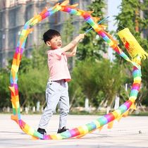 Dragon dance ribbon play dragon outdoor square Park fitness dump Dragon Pole children adult folk game toy diabolo