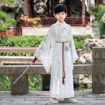 Children's Chinese Hanwear Boys' Summer Thin Song Dynasty National Studies Antique Boys' Antique Handsome Performance Costumes Autumn