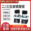 Dresy button knob switch Two-gear self-lock rotary switch LAY5-BD25 One often open and close XB2