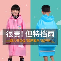 Heavy rain and rain clothes for childrens cartoon raincoat primary school pupils to school special waterproof clothes