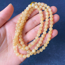 Xinjiang Hotan jade sugar 6mm108 beads jade necklace pendant chain lanyard men and women