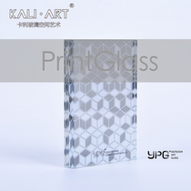 PrintGlass art glass clip wire laminated glaze glass exterior wall glass screen partition
