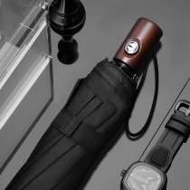 Luo Tang Bini Automatic Umbrella Mens ten bones anti-Storm increase reinforcement folding umbrella sunny and rain dual-purpose parasol