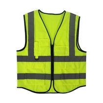 Reflective waistcoat Reflective Vest V-shape Reflective Coat Antifreeze Reflective Construction Sanitation Glistening Safety Suit Print