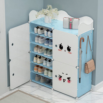 Simple shoe cabinet doorway assembly minimalist modern Xuanguan balcony cabinet door storage large capacity small shelf