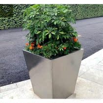 Commercial Fencing Stainless Steel Outdoor Flower Case Custom Cylinder Combined Rectangular Strip Sales Floor division Mobile