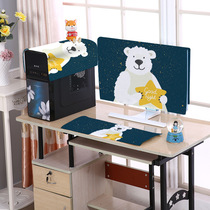 Computer dust cover protection suite Desktop decoration suit Cat cute host keyboard machine box towel cover cover cover cover