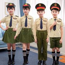 Childrens Collection School Kindergarten Dressed by Men and Women Navy Marine Uniform Police Costume Show