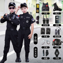Childrens Police Uniform Boy Boy Military Clothing Costume Officer Clothing Officer Clothing Show