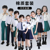 Childrens British Wind School Uniform primary and secondary school chorus recitation clothing Kindergarten graduation garden clothing