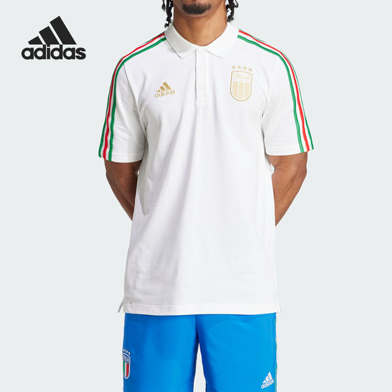 Adidas/Adidas Authentic Italian Team Men's Football Sports Short-Sleeve POLO Shirt IU2106
Adidas/Adidas Authentic Italian Team Men's Football Sports Short-Sleeve POLO Shirt IU2106