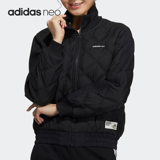 Adidas/Adidas genuine women's stand -up collar fashion leisure sports warm cotton clothes H18628 Adidas/Adidas genuine women's stand -up collar fashion leisure sports warm cotton clothes H18628