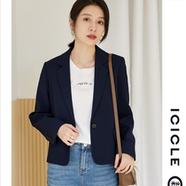2022 fall new small subshort suit jacket icicle cheese and wind casual temperament to suit women