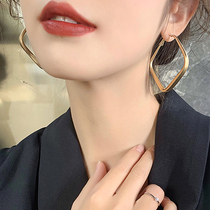 Temperament Multiplies ~ Fast Extravagant ~ 2022 New Tide Ear Nail and American Wind Ear Decoration Retro Web Red Earrings Woman Han