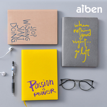 Three years Two-class checkered notebook A5 minimalist soft leather scorebook The hand ledger This rainbow side day note this grid hand plotter