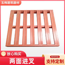 Two-sided fork steel iron pallet stainless steel forklift pallet storage semi-bedding plate shelf freight pad