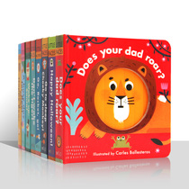 Original English Little Faces Bai Facebook series of children's puzzle books 0-3 years old children's hardcover book full set of 8 volumes of the book of the baby enlightenment book