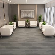 Conference sofa Sales Department Shop Modern minimalist light extravaganza 4S Shop upscale reception VIP room sofa tea table suit