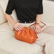 Retro saddle bag cute cloud hand bag semi-round shoulder small round bag shoulder shoulder bag shoulder folding neck spoof slant