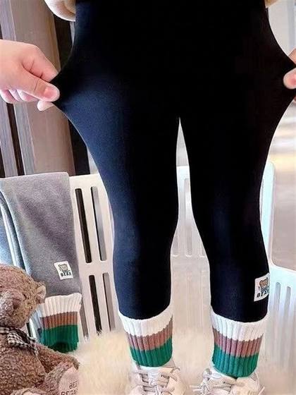 소녀 플러스 벨벳 레깅스 어린이 겨울 옷을위한 두꺼운 바지 통합 벨벳 외부 벨벳은 세련된 가을과 겨울 아기 소녀 소녀 플러스 벨벳 레깅스 어린이 겨울 옷을위한 두꺼운 바지 통합 벨벳 외부 벨벳은 세련된 가을과 겨울 아기 소녀