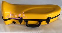 Yellow FRP Trumpet box Musical trumpet bag Box Trumpet box Musical trumpet box
