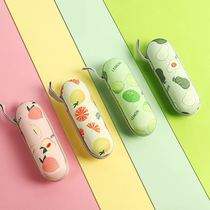 Small Umbrella Ultra Light Compact portable fruit capsule parasol sunscreen UV protection pocket folding umbrella easy to carry