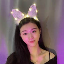Han edition of super-fairy hoop sexy rabbit lace feather rabbit ear shoot props written sweep gift