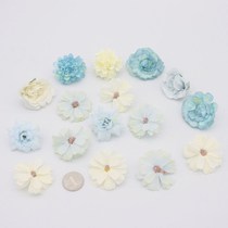 Pain bag decoration pain bag accessories simulation flower combination pain bag transparent compartment DIY decorative fake flower plastic flower