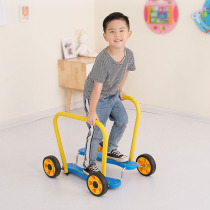 Sense-training pedaling hands and feet and using the assist car kindergarten educational double balance car parent-child activity toys