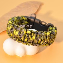 Multifunctional bracelet survival parachute rope bracelet outdoor field equipment survival rope woven backpack pendant event gift
