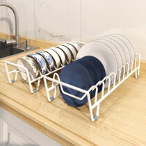 Cabinet plate intake drawer with pile-bowl rack cabinet Inner Airing Bowl tray Rack Kitchen Table table Dishes Drain rack