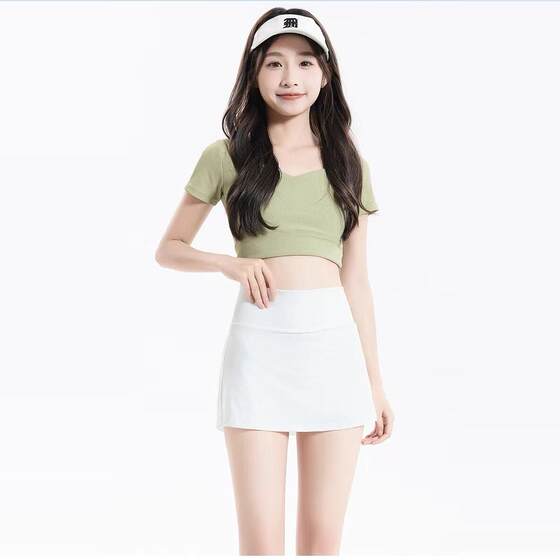 여름을위한 노출 방지 스포츠 반바지 얇고 빠르게 건조하는 느슨한 허리 슬리밍 엉덩이 요가 테니스 댄스 스커트 바지 여름을위한 노출 방지 스포츠 반바지 얇고 빠르게 건조하는 느슨한 허리 슬리밍 엉덩이 요가 테니스 댄스 스커트 바지