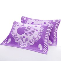Old fashioned towel Pillow Towel Pair Dress Home Adult Hair Circles Thickened soft not dropping Mao pillows Wedding Wedding Gifts
