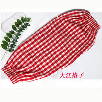 Color cotton sleeve sleeve four-needle extended kitchen household men and women breathable sleeves loose outdoor work sleeves