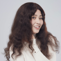 LUCY LEE Korean drama heroine wool curl wig wig female holster is invisible and comfortable