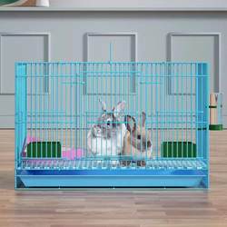 Rabbit cage home large encrypted rabbit cage with toilet guinea pig hamster guinea pig folding pet cage