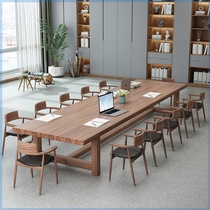 Nordic Solid Table Long Table Table to Table Table and Chair Combination Simple Desk Desk Desk Reception Table Long Table