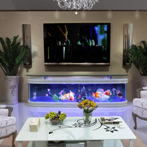 TV Cabinet Fish Tank Swing Piece Home Tea Table Living Room Minima Eu Style Plus Wet Landscape Free Aquarium Creative Ecology