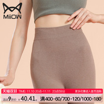 catwear thermal pants women's high waist waist belt hip lifting seamless long pants women's underwear fleece autumn winter wool leggings