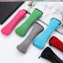 Chopsticks storage bag portable out Japanese travel tableware box childrens students put the canvas bag with spoon spoon