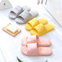 Japanese JULIPET bathroom slippers women Summer home Bath deodorant indoor lovers floor sandals men wear